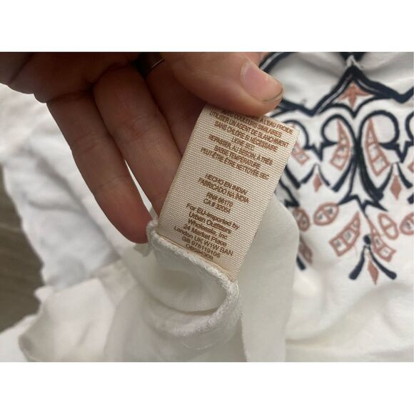 Free People La Luna Set, White Eyelet Tunic Top and Shorts, Sz Medium, MSRP $148 - Picture 9 of 12